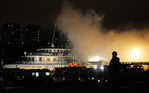 Пожар на теплоходе 'Сергей Абрамов', Москва, 14 ноября 2011 года