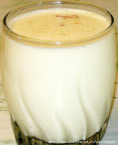 аюрведа молоко с шафраном