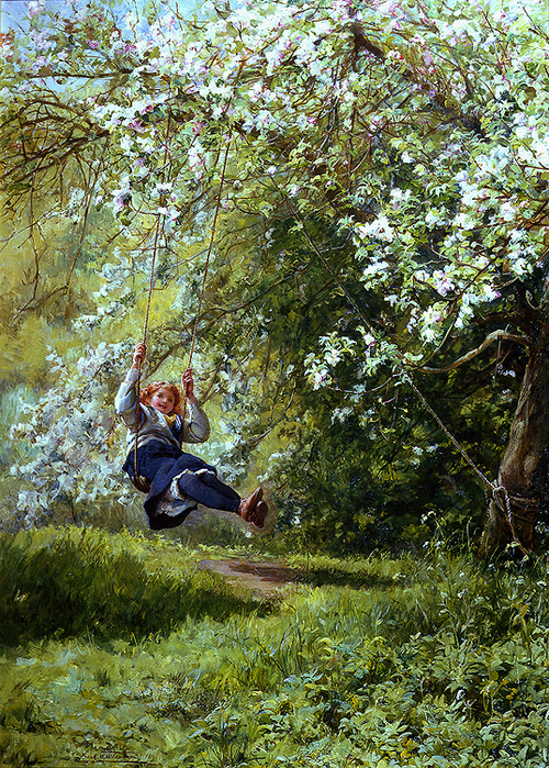 frank_william_warwick_topham - young_girl_on_a_swing (500x699, 576Kb)