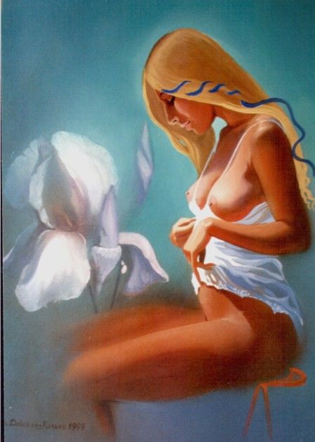 Russian Erotic Painter Vera Donskaya Nude Bath Politician Etc