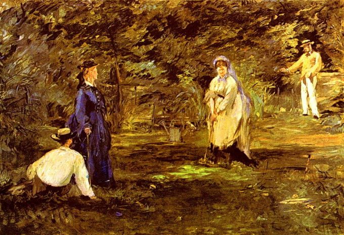 Музы, избранницы художников 20361754_Manet_Edward_Set_of_Croquet_art_prints_b