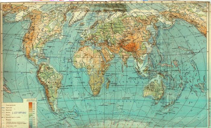 Карта мира с другой точки зрения. 