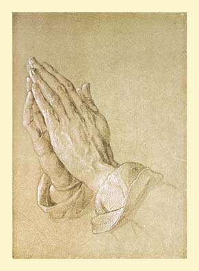 تابلو نقاشی دستان دعا آلبرشت دورر 1
