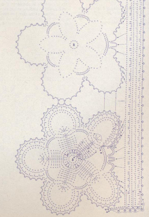 Схемы красивой обвязки крючком для полотенца (7) (481x700, 471Kb)