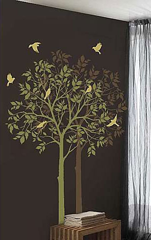 Tree-Stencil-Bird-stencils (308x490, 84Kb)