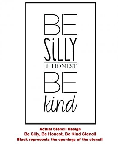 Be-Silly-phrase-stencil-design (396x490, 48Kb)