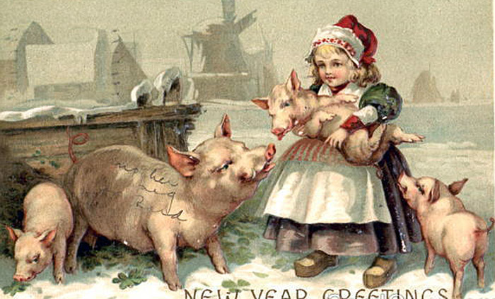 Поздравление С Рождеством С Свиньей