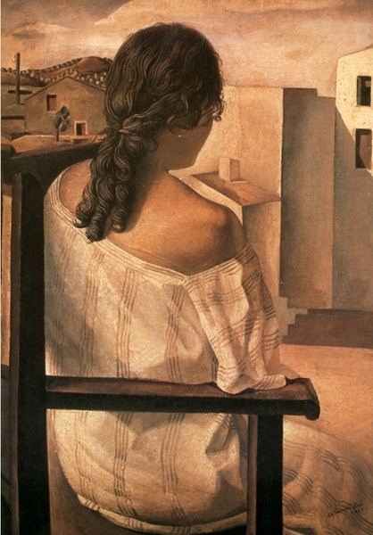 Молодая женщина, увиденная со спины (1925) (418x600, 157Kb)