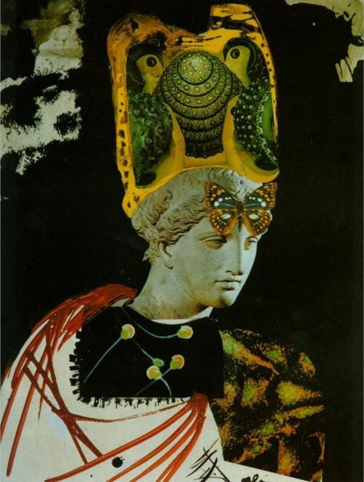 Mad Mad Mad Minerva - Illustration for 'Memories of Surrealism', 1968 (527x700, 249Kb)