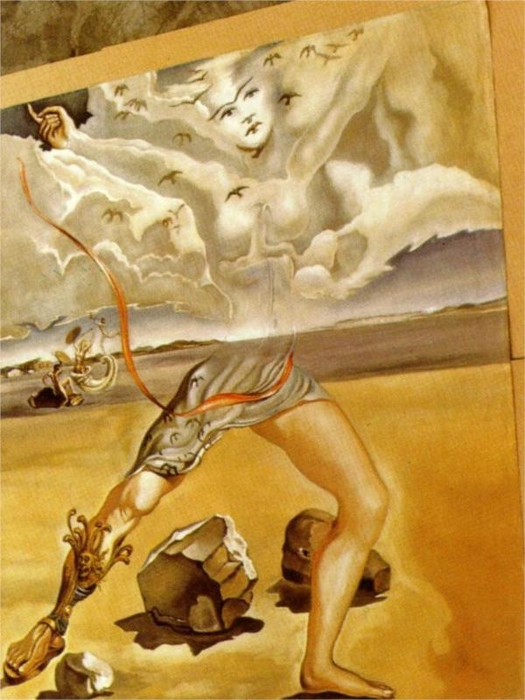 Mural Painting for Helena Rubinstein (panel 1), 1942 (525x700, 255Kb)