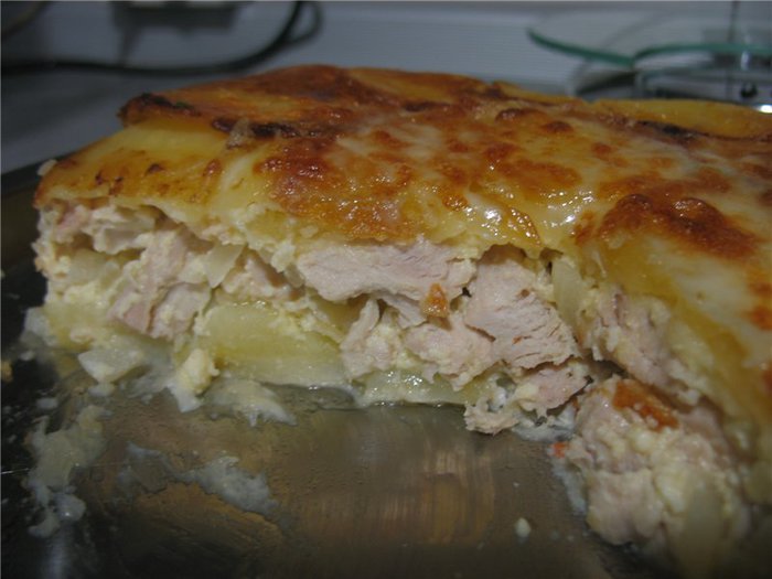 Картошка с мясом в духовке слоями рецепт с фото пошагово в духовке