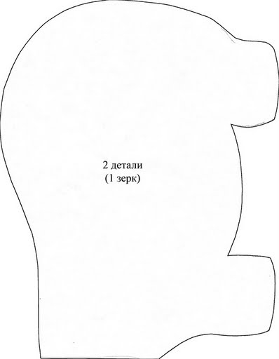 шьем игрушки. черепаха и бегемотик с выкройками (3) (398x512, 33Kb)