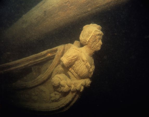 Снимок затонувшего во время войны 1812 года корабля