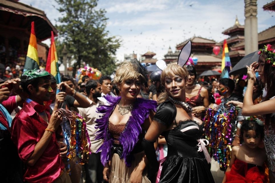 В Непале геи при параде