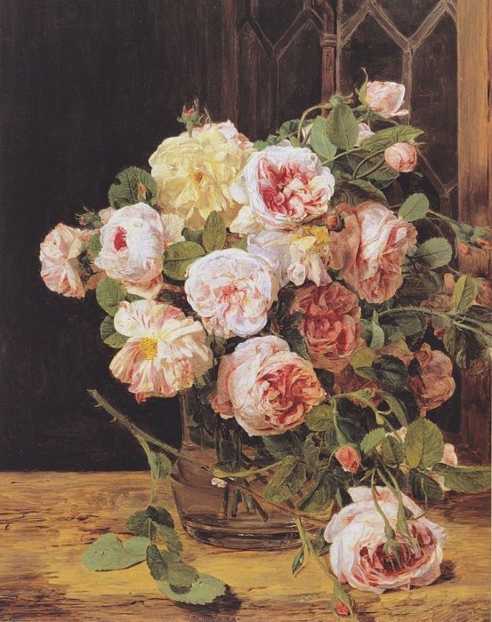 Букет из роз у окна, 1832. (553x700, 311Kb)