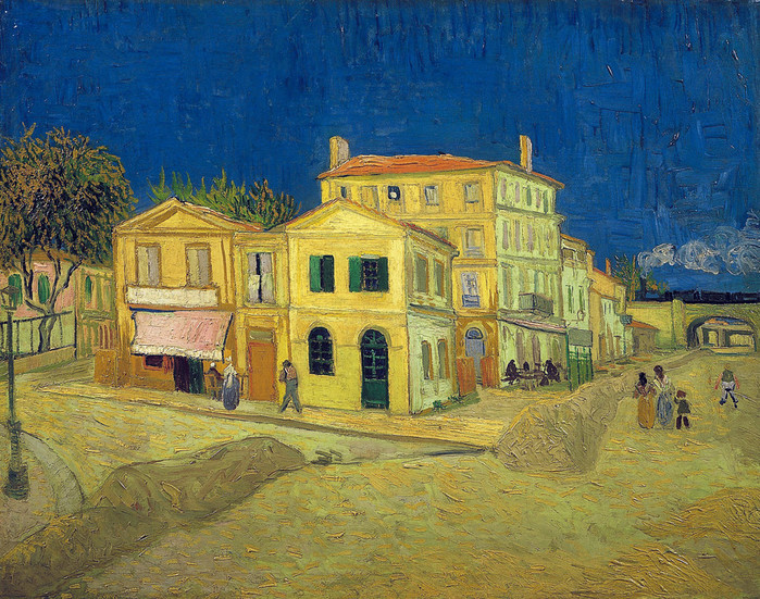 Vincent`s House in Arles (The Yellow House), 1888 (700x551, 212Kb)