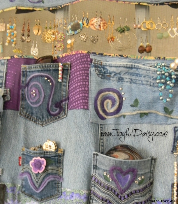 Recycled-Jean-Accessory-Caddy-close-up-top (611x700, 365Kb)