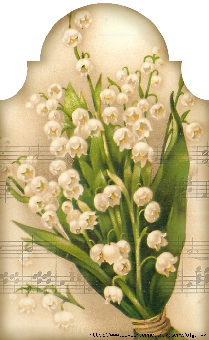 Lily of the Valley ~ 3.2 x 5.2 tag 1 ~ lilac-n-lavender (430x700, 233Kb)