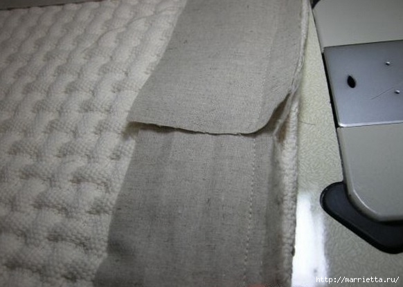 Окантовка лоскутного панно и одеяла. Фото мастер-класс (6) (582x415, 109Kb)