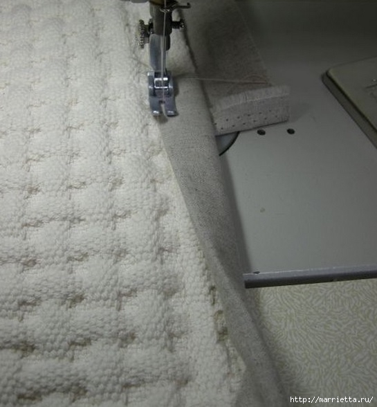 Окантовка лоскутного панно и одеяла. Фото мастер-класс (10) (545x588, 139Kb)