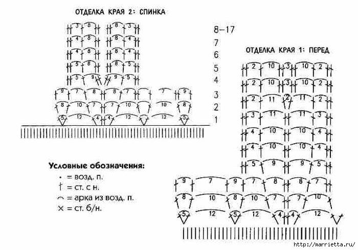 Стильный топ крючком из блестящей пряжи (3) (700x489, 175Kb)