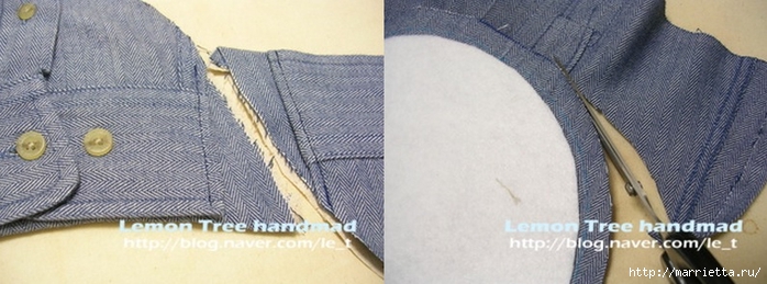 Шьем тапочки и прихватки из джинсовой рубашки (23) (700x259, 160Kb)