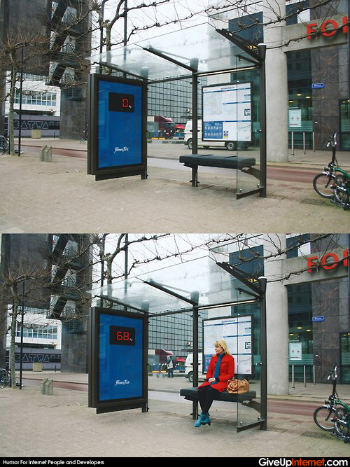 автобусная остановка
