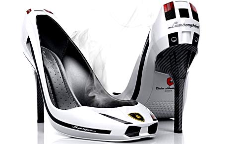 Женские туфли в стиле Lamborghini Gallardo