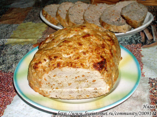 Рецепт мясного хлеба