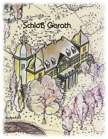 Schloss Garath (Гарат) на юге Дюссельдорфа