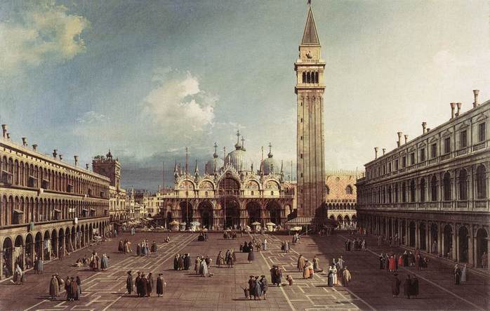 Piazza_San_Marco_with_the_Basilica,_by_Canaletto,_1730 (698x443, 50Kb)
