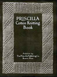 Priscilla Cotton Knitting Book