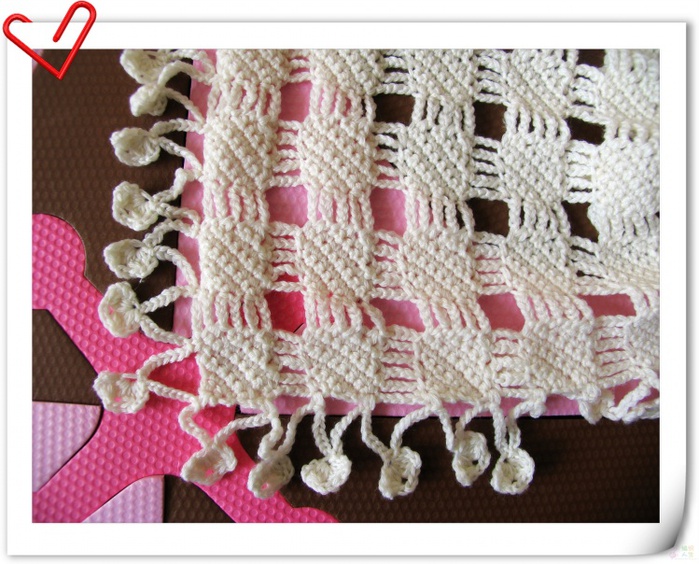 схема вязания шарфа