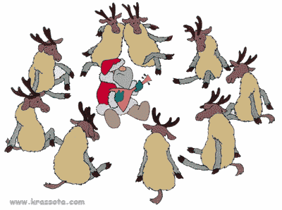 Картинки по запросу смайлики  анимация новогодние