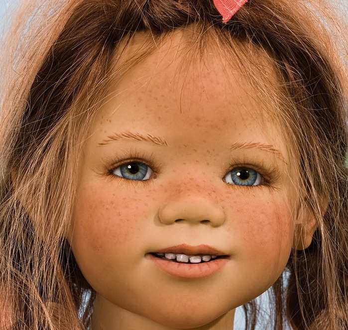 Коллекционные куклы Annette Himstedt/Частичка детства (699x663, 172Kb)