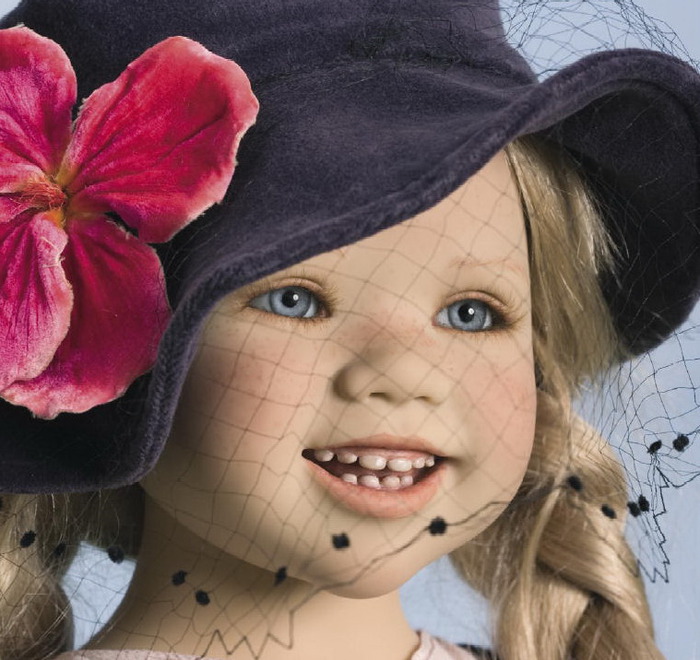 Коллекционные куклы Annette Himstedt/Частичка детства (700x660, 127Kb)