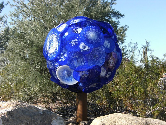 Стеклянные скульптуры Дейла Чихули в пустыне Феникс, Аризона 90922