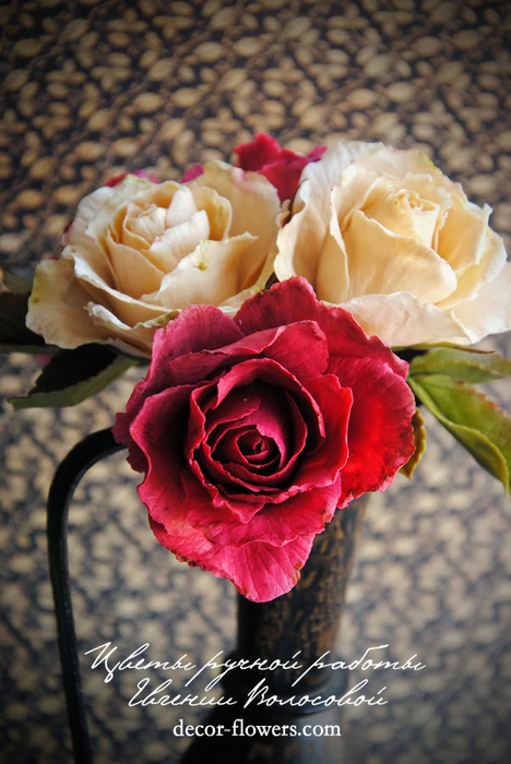 Розы из полимерной глины. Мастер-класс (15) (468x700, 359Kb)