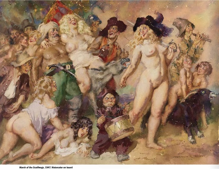 Норман Линдсей (Norman Lindsay), 1879-1969 18+++ 11 (700x544, 414Kb)