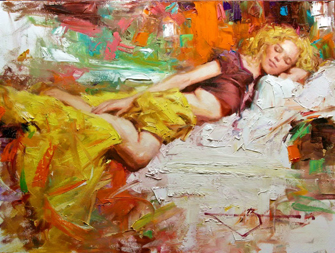 Women_Paintings_by_Kevin_Beilfuss_6 (670x506, 174Kb)