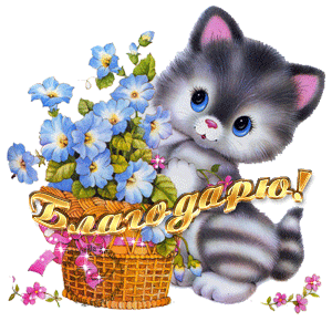 благодарю-котенок с корзиной цветов (300x300, 136Kb)