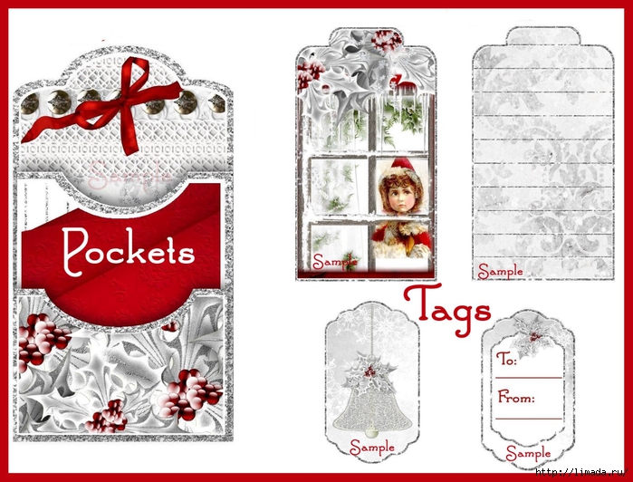 Vintage_Christmas_Child_Double_Pocket_Library_Card_Set_Sample_1 (1) (700x532, 264Kb)