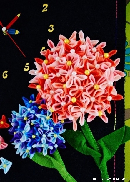цветочное панно из декоративного войлока (14) (442x621, 205Kb)