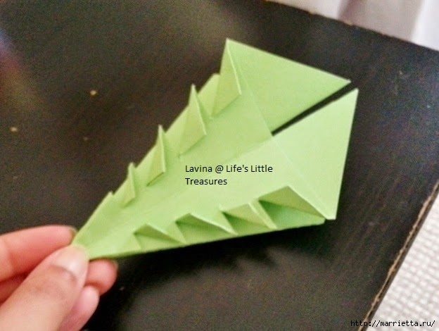 Елочки из бумаги в технике оригами (6) (624x470, 151Kb)