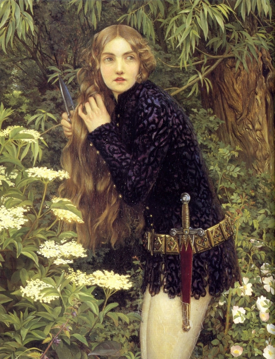 5577953_Eleanor_Fortescue_Brickdale_The_Little_Foot_Page (537x700, 352Kb)