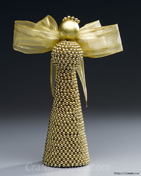 gold-bead-angel-craft (561x700, 225Kb)