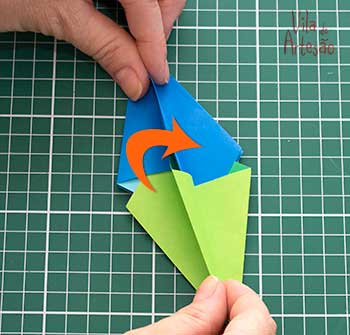 Украшения для елочки в технике оригами (10) (350x335, 103Kb)