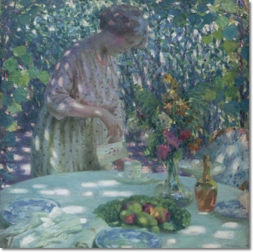 Louis Ritman - Tea In The Garden (500x498, 247Kb)