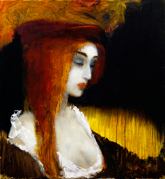 A Venetian Woman. (555x601, 191Kb)