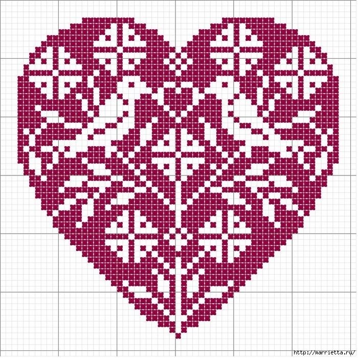 Сердечки - шьем, вяжем, вышиваем (29) (700x700, 418Kb)